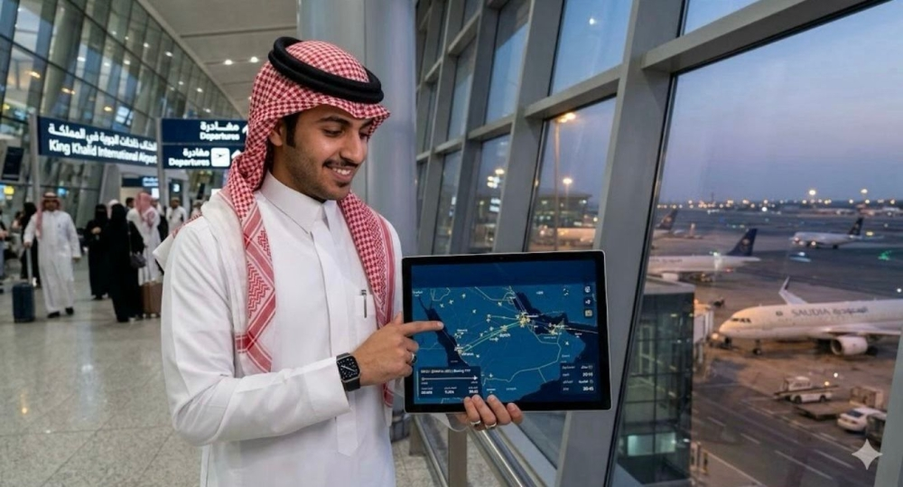 خدمة رقمية سعودية جديدة لـ تتبع الرحلات الجوية عالمياً
