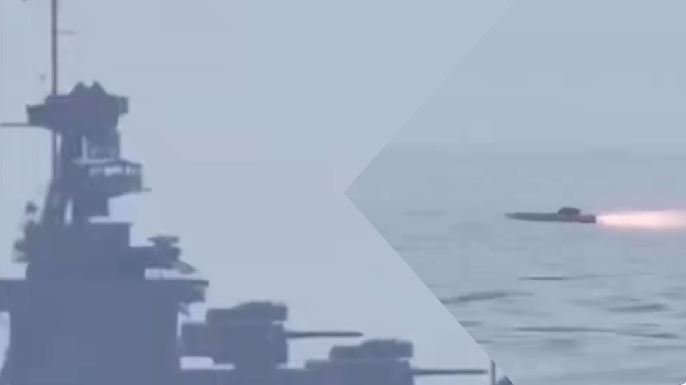 The US military bombs Iranian missile sites near the Strait of Hormuz