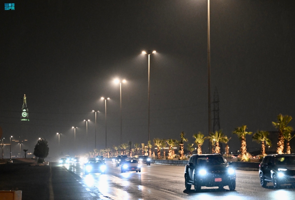 Weather developments in Saudi Arabia: Rain refreshes Mecca and Hail