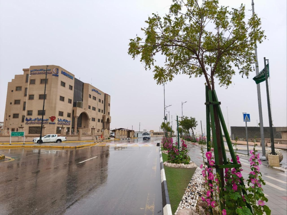 تبوك تتصدر كميات الأمطار في السعودية خلال 24 ساعة