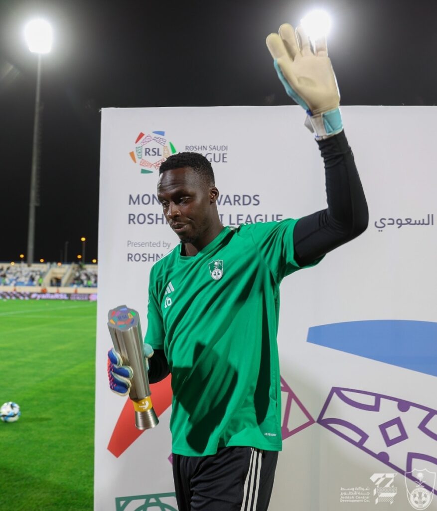 Edward Mendy's statistics as Al Ahly's goalkeeper in the Roshan League