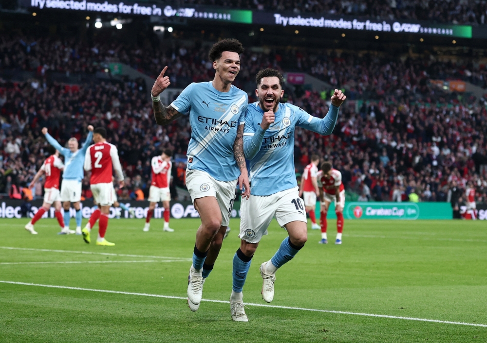 تتويج مانشستر سيتي بلقب كأس رابطة المحترفين الإنجليزية