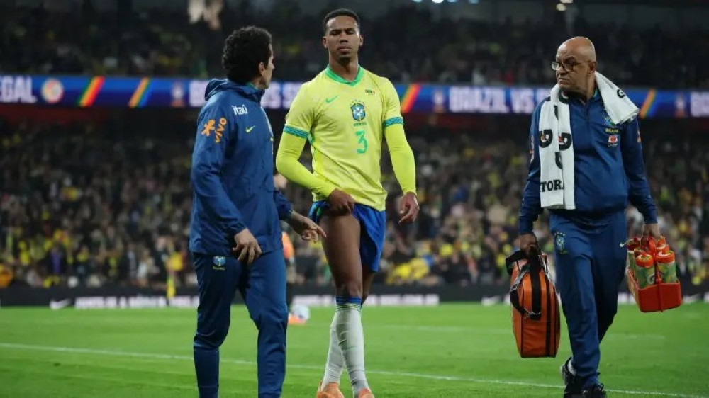 Gabriel Magalhães' injury strikes Brazil's defense ahead of friendlies against France