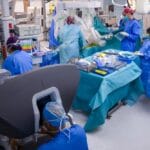 Successful colon resection surgery for a child at King Faisal Specialist Hospital