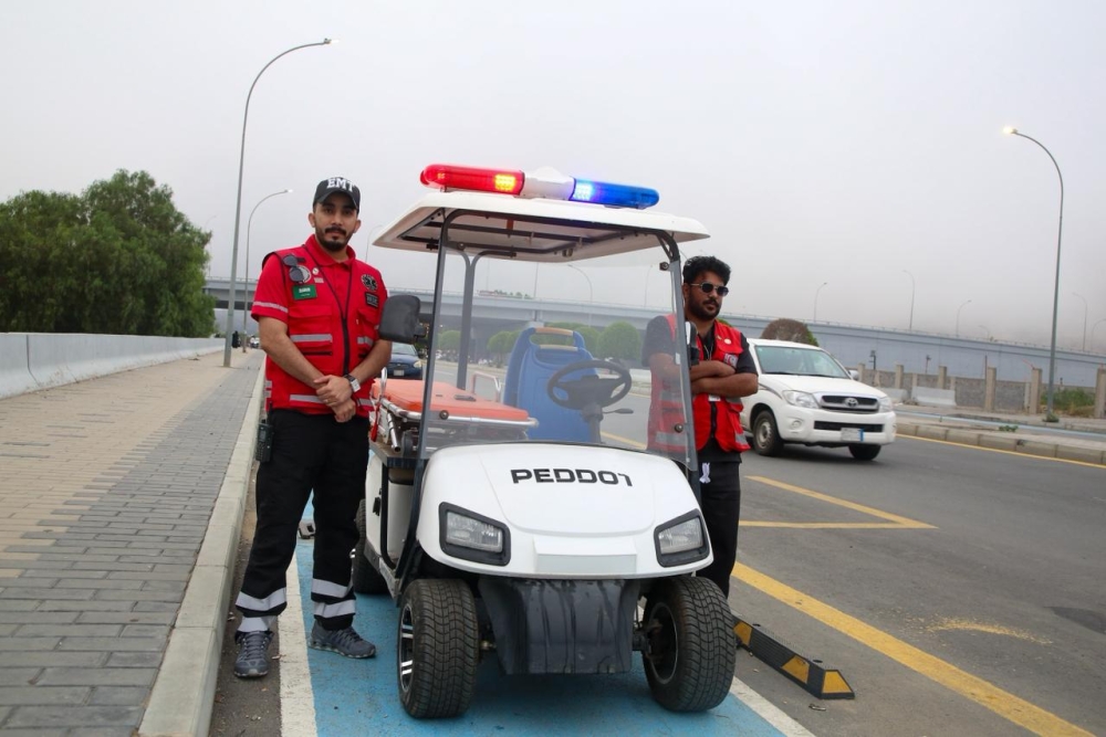 The Red Crescent in Mecca is prepared to deal with the rainy weather