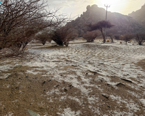 حالة الطقس في السعودية: أمطار غزيرة على نجران