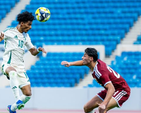 أخضر 20 يتعادل مع قطر ودياً في ختام معسكر الأحساء