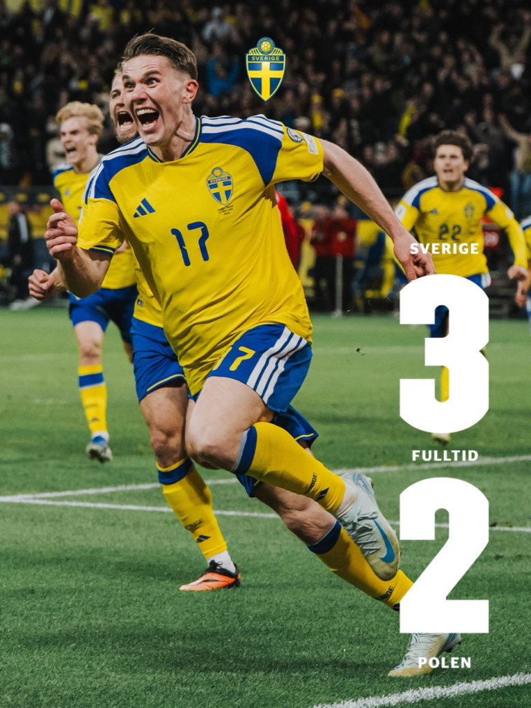 يوكيريس يقود تأهل السويد إلى كأس العالم 2026