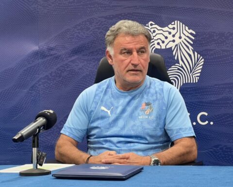 استعدادات غالتييه قبل مباراة نيوم والفيحاء في دوري روشن